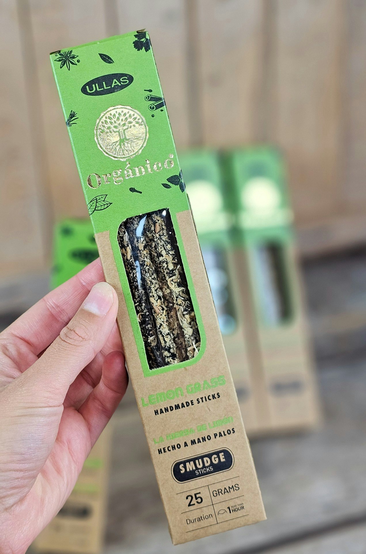 Ullas Orgánico - Lemon Grass, rökelsepinnar