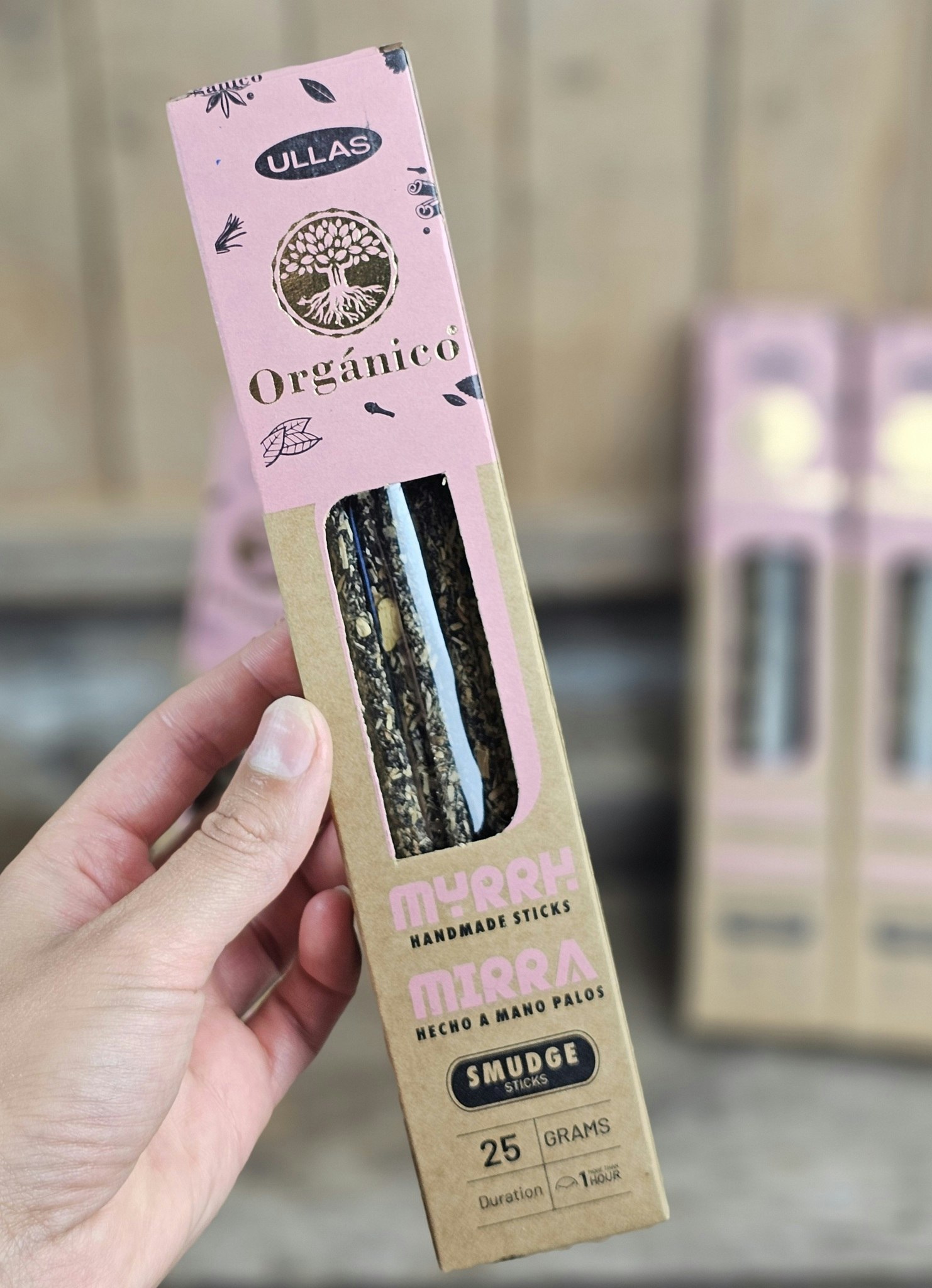 Ullas Orgánico - Myrrh (Myrra), rökelsepinnar
