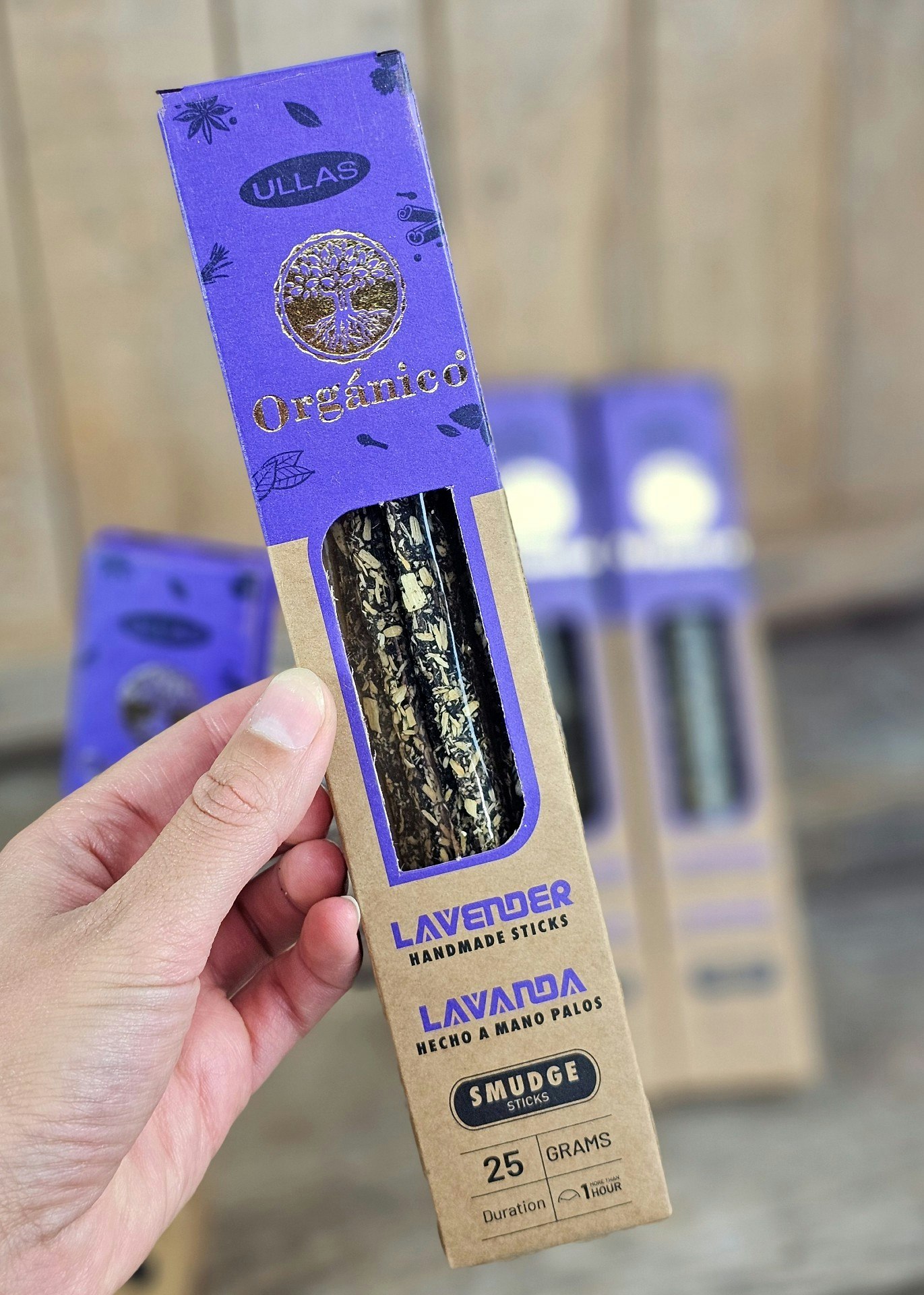 Ullas Orgánico - Lavender (Lavendel), rökelsepinnar