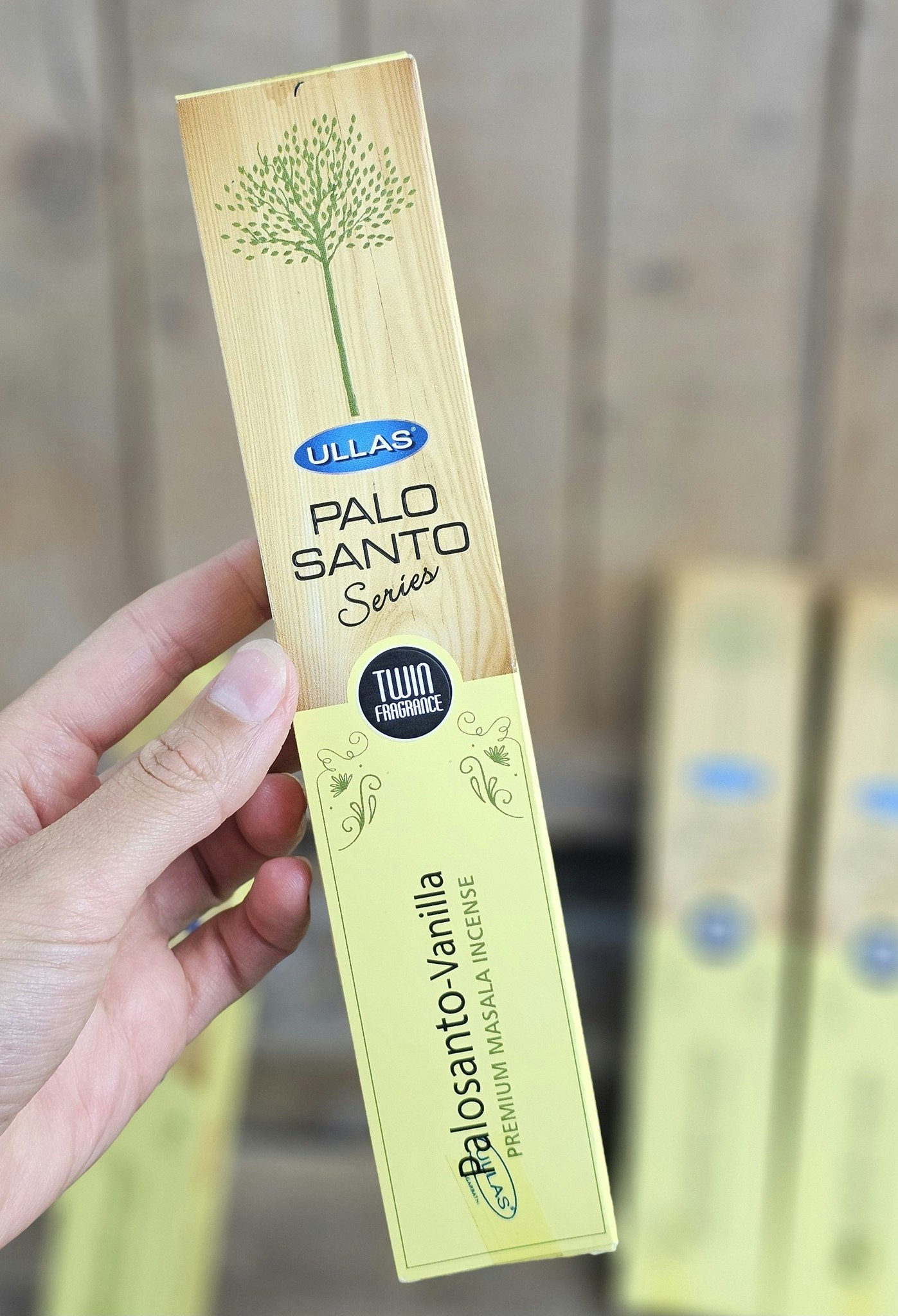 Ullas Palo Santo Serie - Vanilla (Vanilj), rökelsepinnar