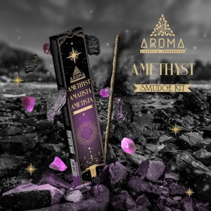 Aroma - Crystal Scents Ametist, rökelsepinnar