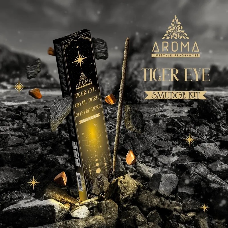 Aroma - Crystal Scents Tigeröga, rökelsepinnar