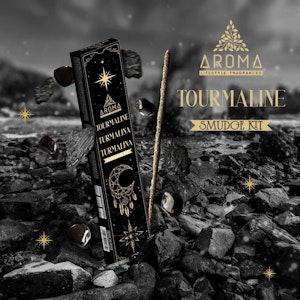 Aroma - Crystal Scents Svart Turmalin, rökelsepinnar