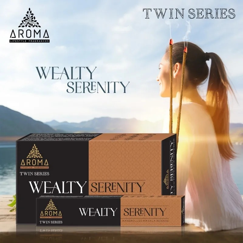 Aroma - Twin Series Wealty Serenity, rökelsepinnar