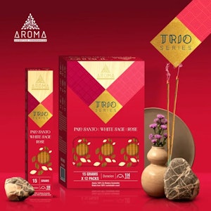 Aroma - Trio Series Rose, rökelsepinnar