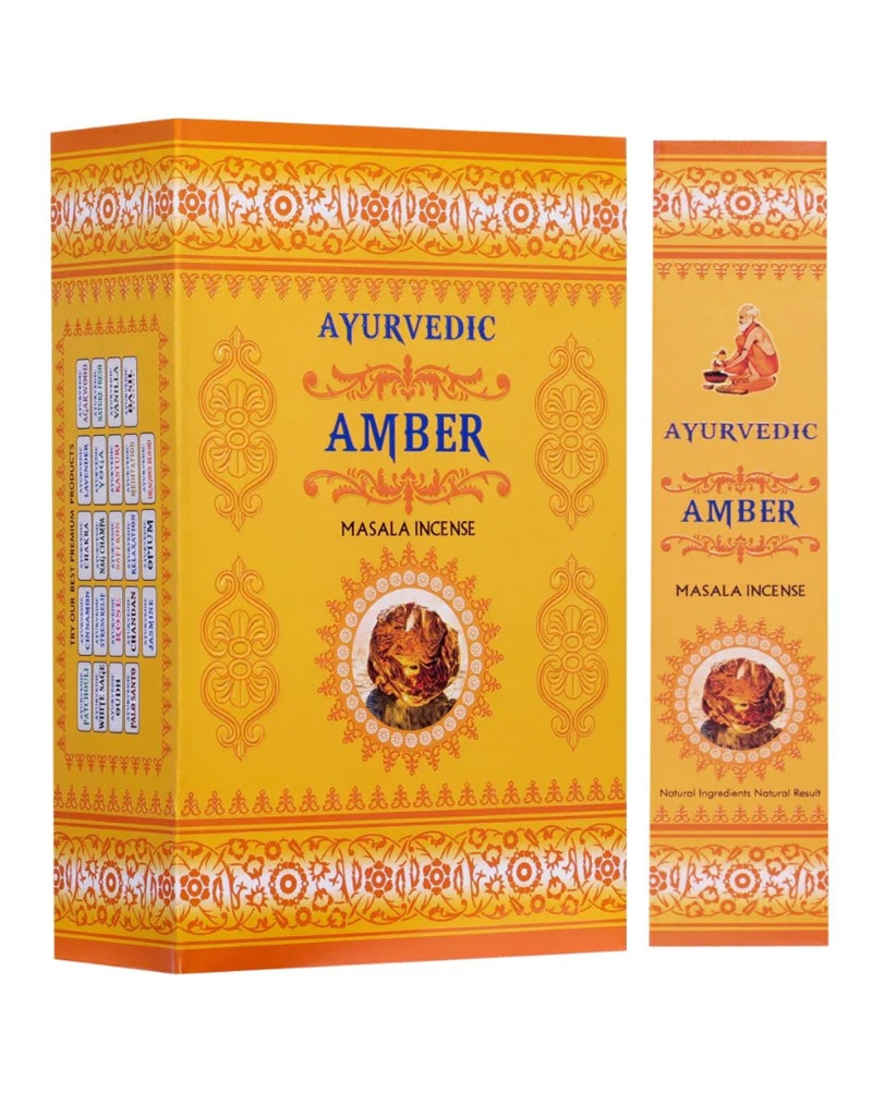 Ayurvedic - Amber, rökelsepinnar