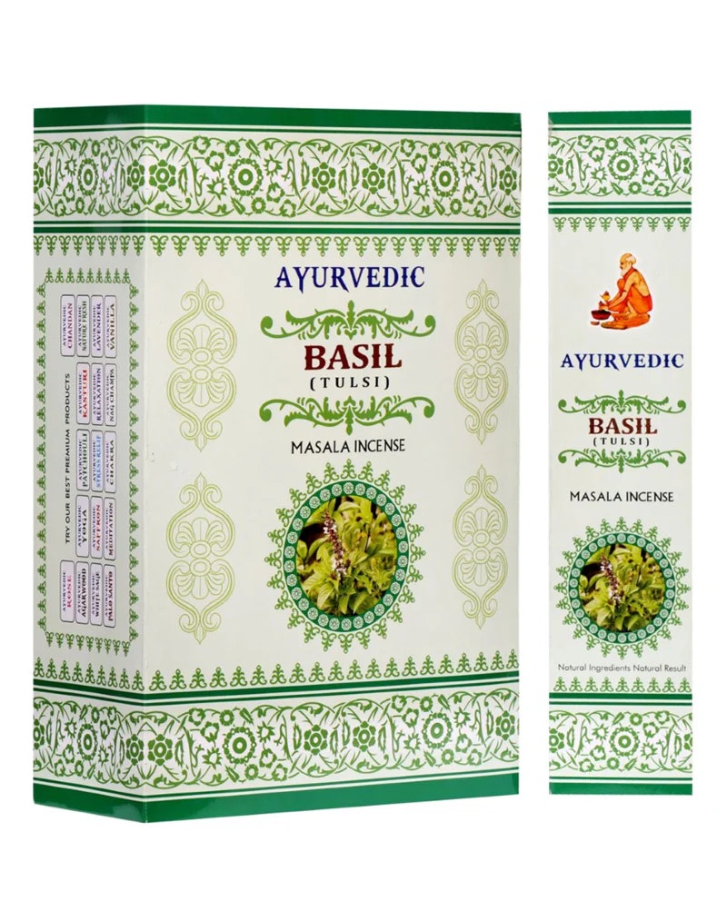 Ayurvedic - Basil, rökelsepinnar