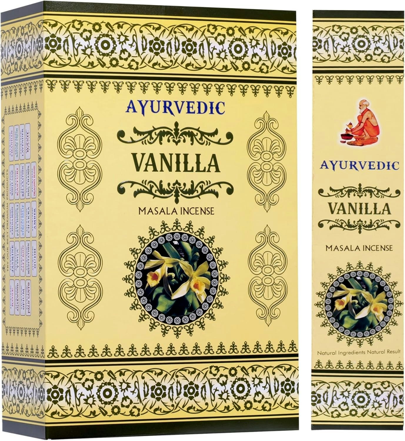 Ayurvedic - Vanilla (Vanilj), rökelsepinnar