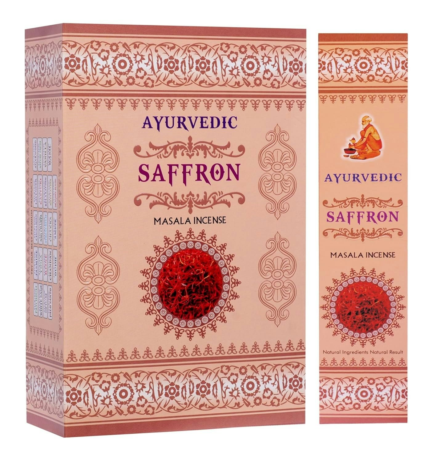 Ayurvedic - Saffron (Saffran), rökelsepinnar