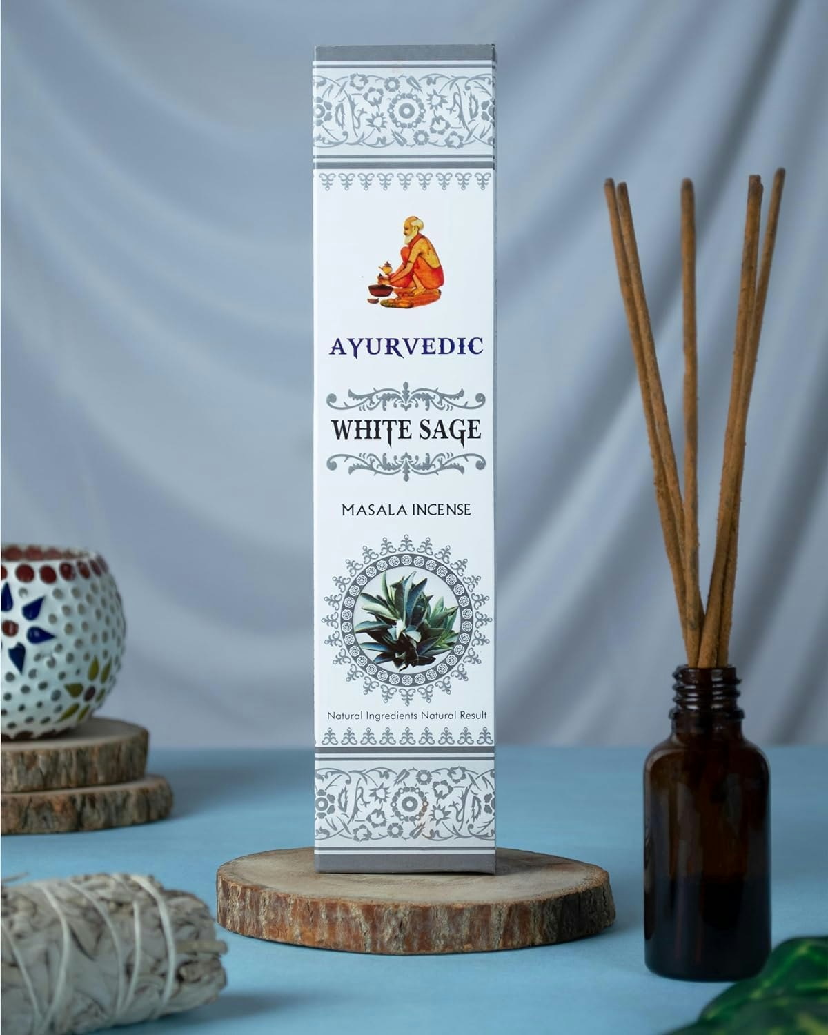 Ayurvedic - White Sage, rökelsepinnar