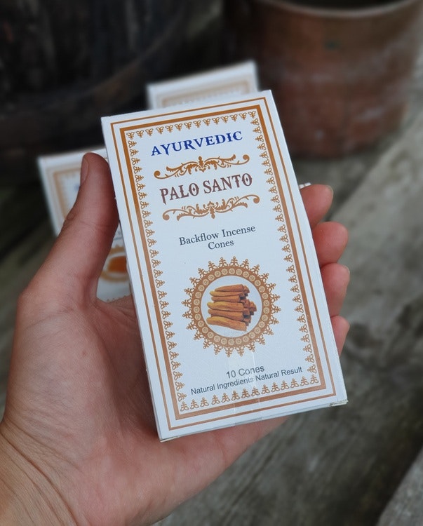 Ayurvedic - Palo Santo, rökelsekoner backflow
