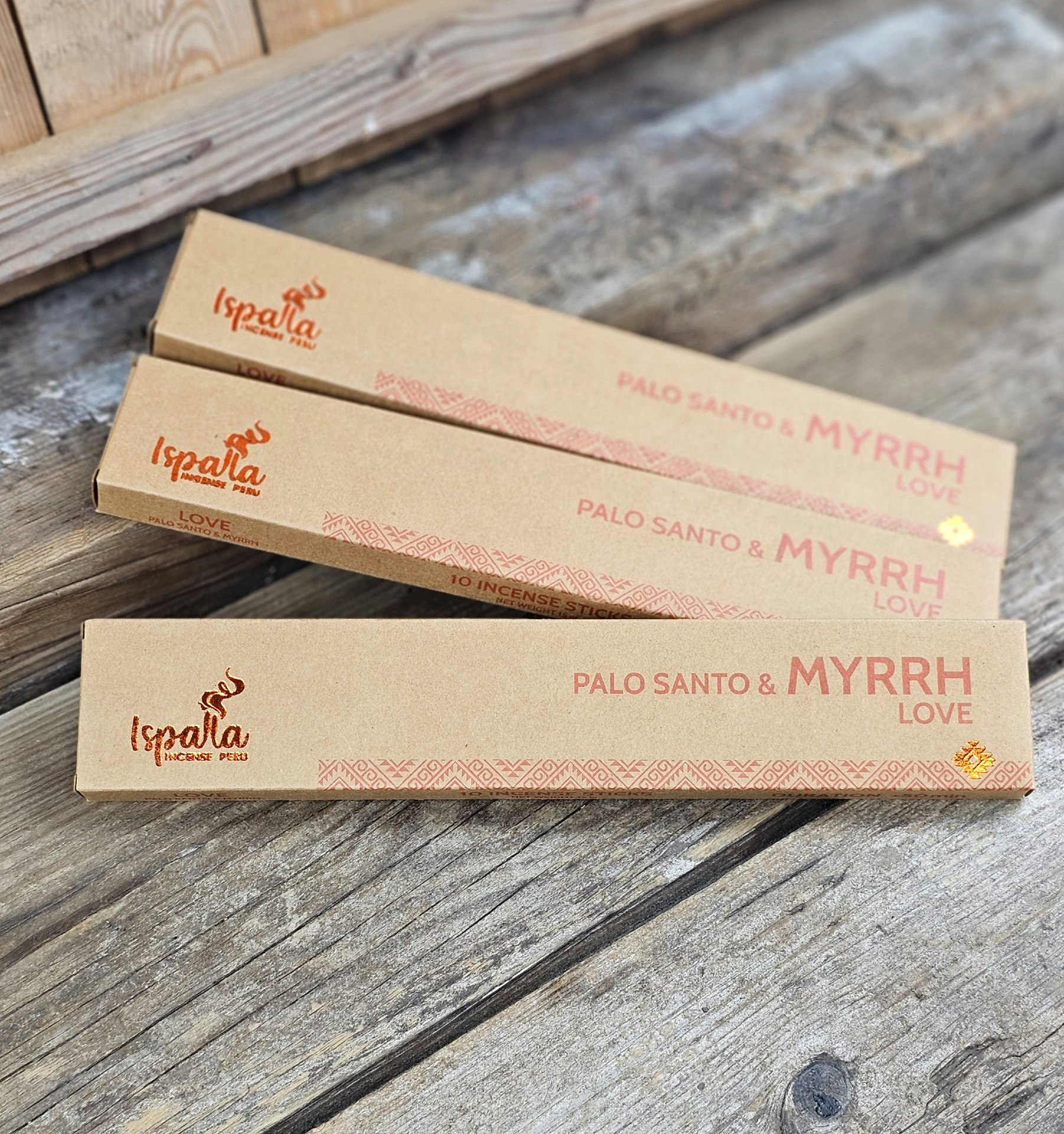 Ispalla - Palo Santo & Myrrh, rökelsepinnar