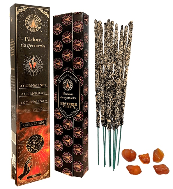 Fragrances & Sens - Solen & Karneol, rökelsepinnar