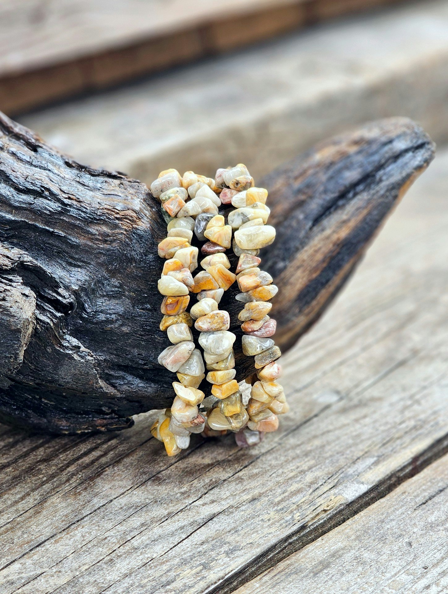 Crazy Lace Agat, chipsarmband