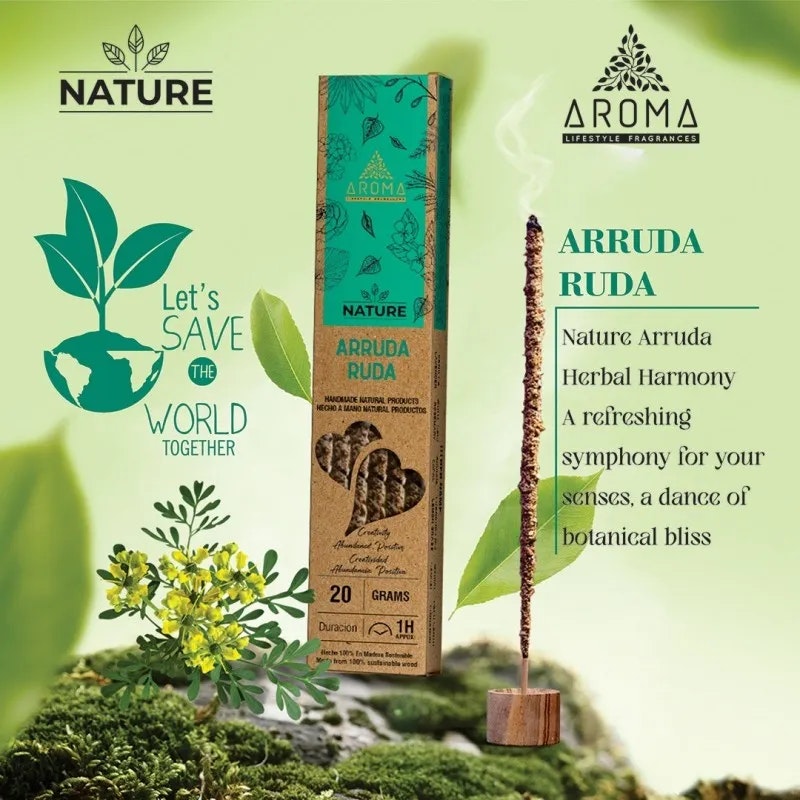 Aroma - Orgánico Nature Ruda, rökelsepinnar