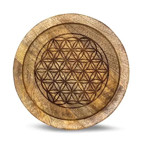 Bricka för kristallgrid (kristallnät), Flower Of Life
