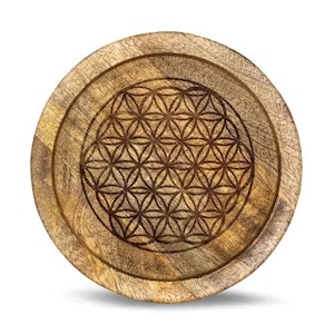 Bricka för kristallgrid (kristallnät), Flower Of Life
