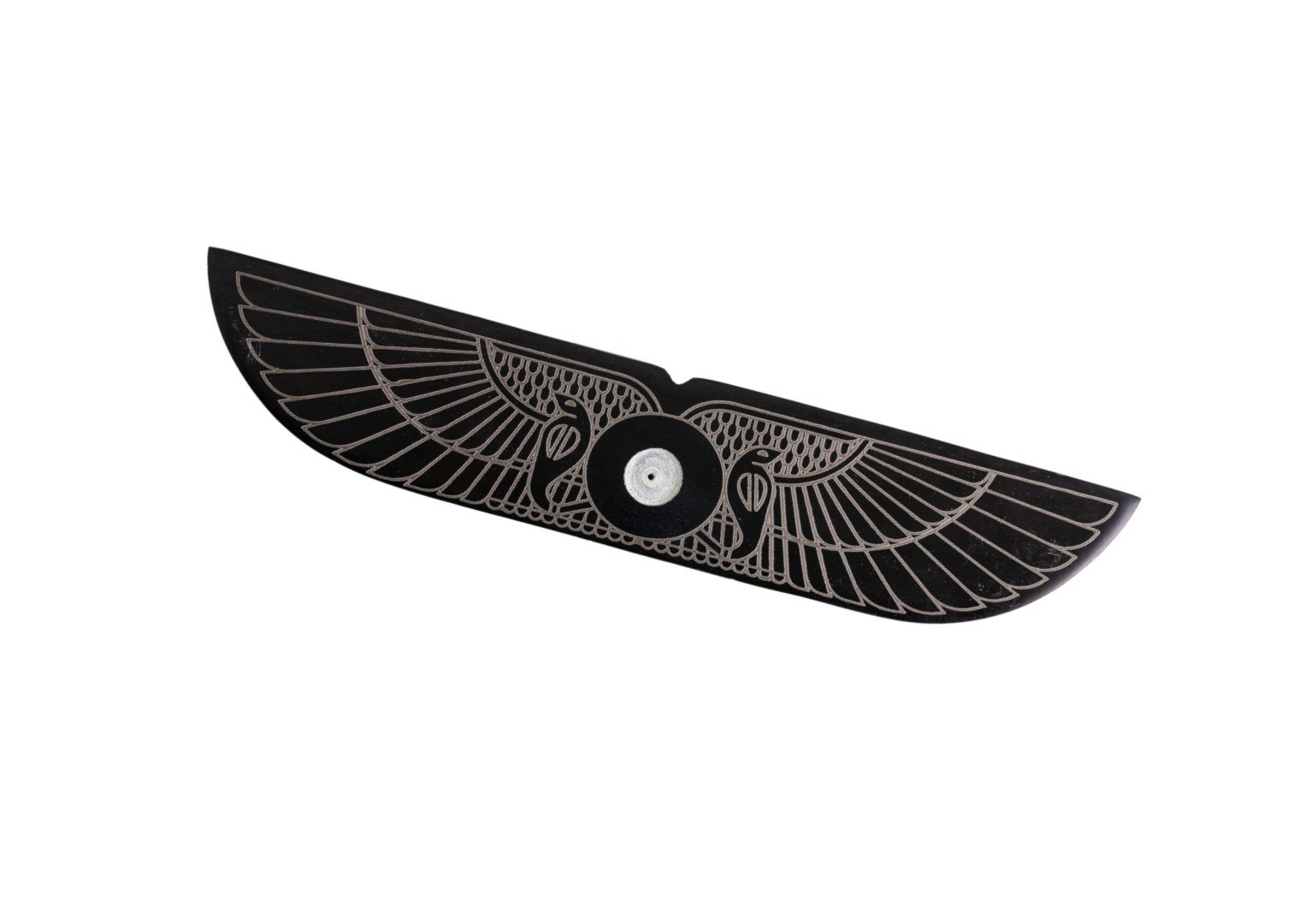 Rökelsehållare svart marmor, Horus Wings