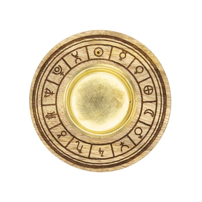 Rökelsehållare i mangoträ, Astrologi skål