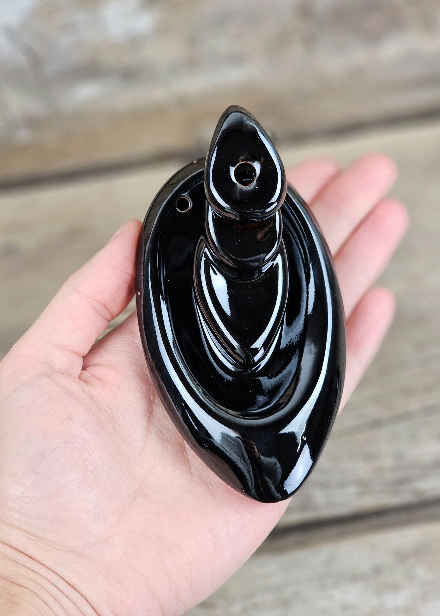 Rökelsehållare för backflow-koner, liten oval