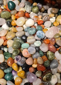 Mega-mix med trumlade stenar (500 gram)