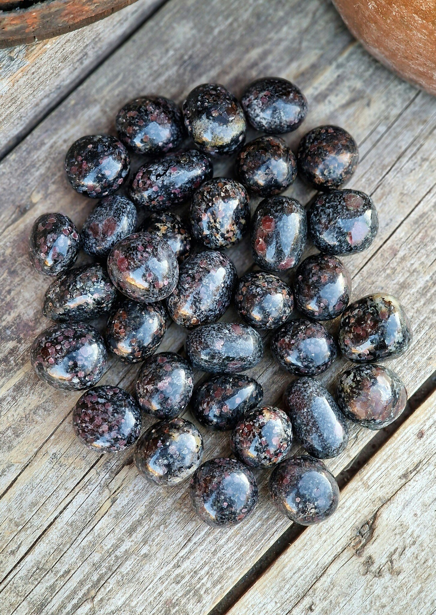 Granat i Pyroxenit, trumlad (per 250 gram)