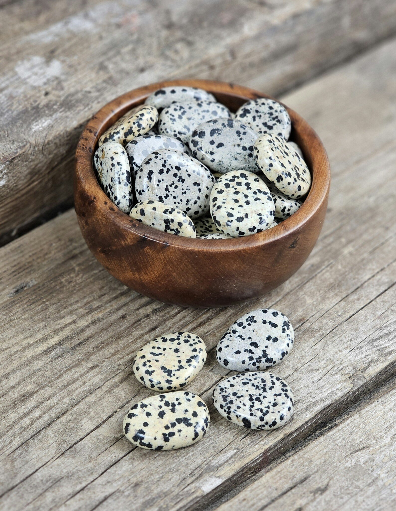 Dalmatinerjaspis platta, små touchstone (per 250 gram)