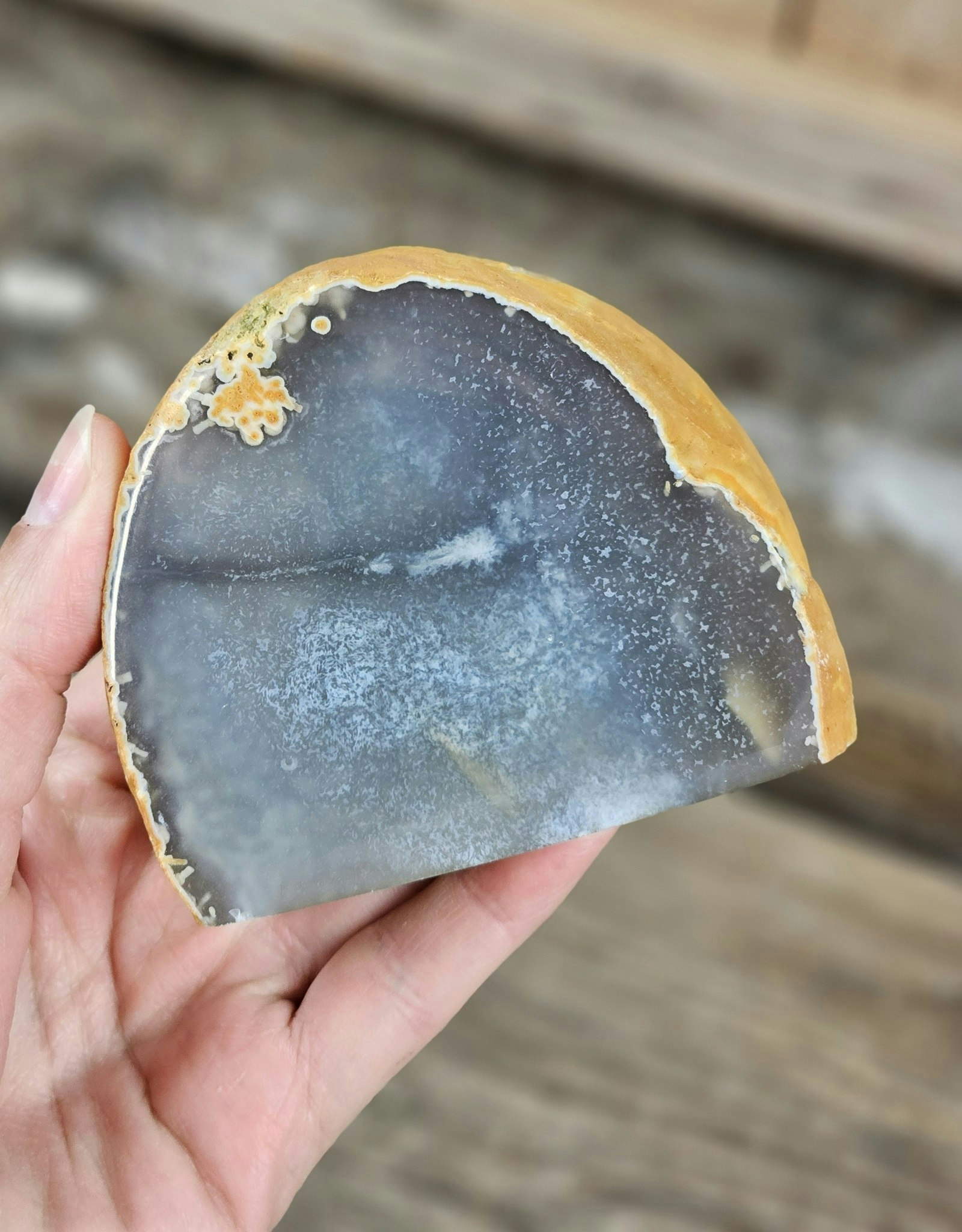 Agatgeoder, stående (per kilo)