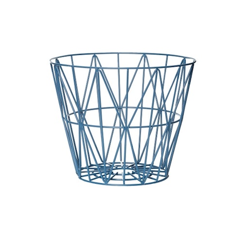 Wire Basket Small Blue
