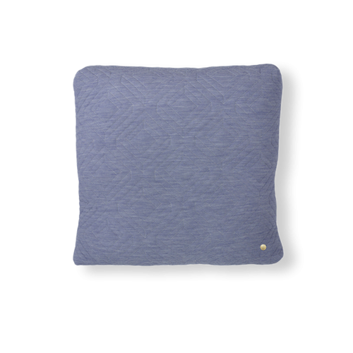 Quilt Cushion - Light Blue - 45 x 45