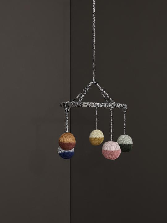 Ball Knitted Hanging Mobile