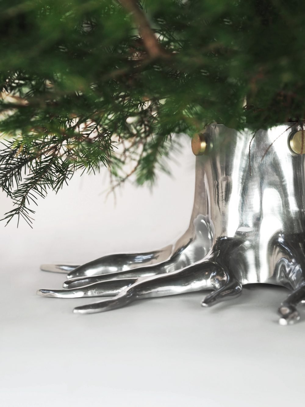 Silver The Root Christmas Tree Stand