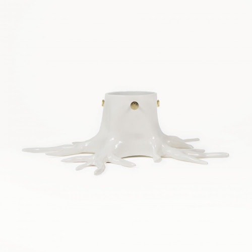 CHRISTMAS TREE STAND “THE ROOT” – CRÉME WHITE