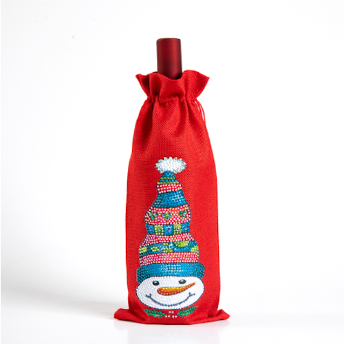 Presentpåse för flaska "Jul"
