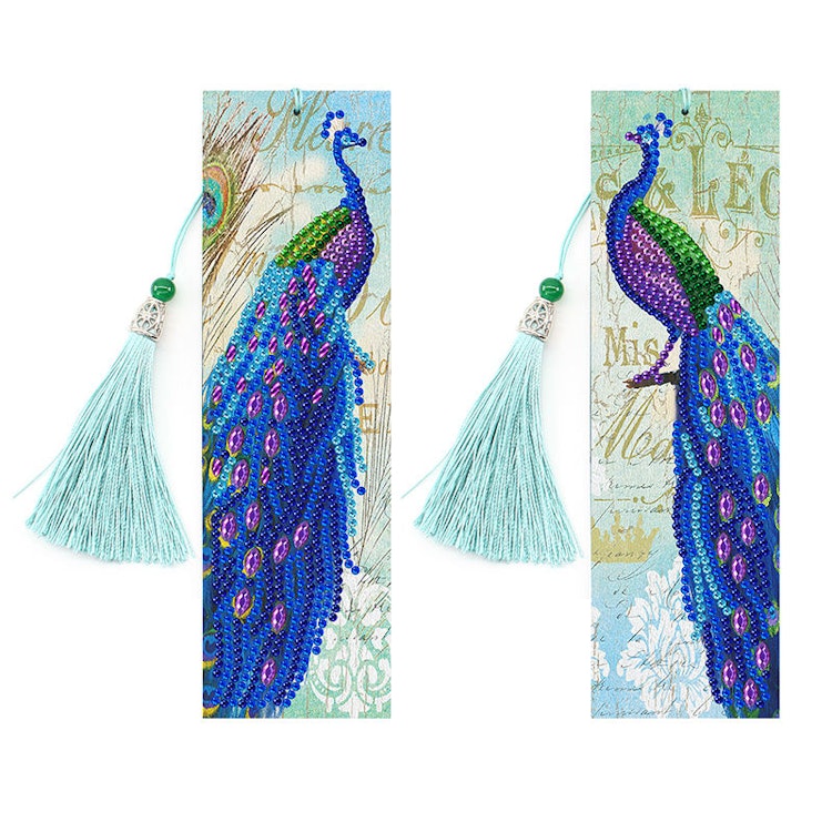 Bokmärke peacock