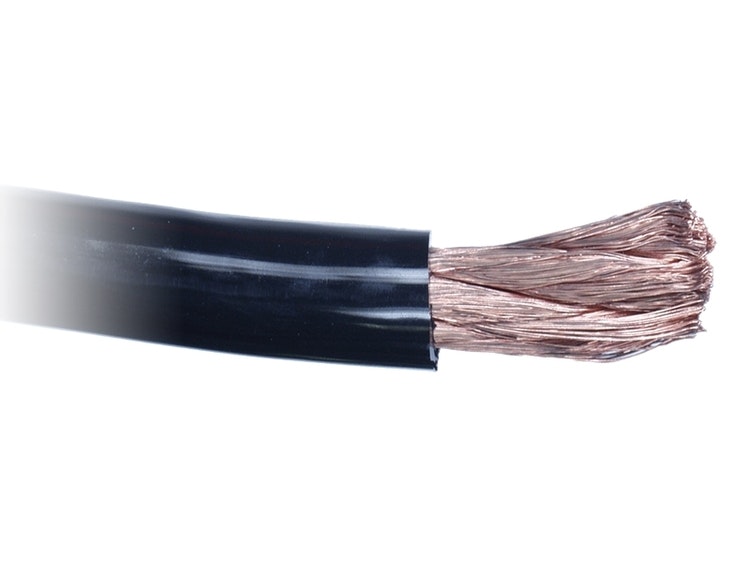 10mm² (8AWG) Strömkabel Svart - ACV