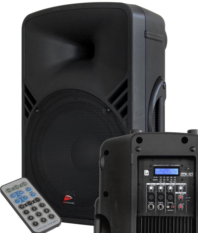 JB PPA-121 - Aktiv högtlr. m. USB/SD/FM-Radio - Ohm Music Service