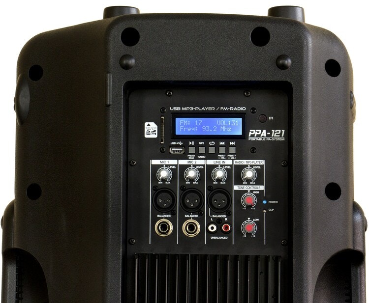 JB PPA-121 - Aktiv högtlr. m. USB/SD/FM-Radio