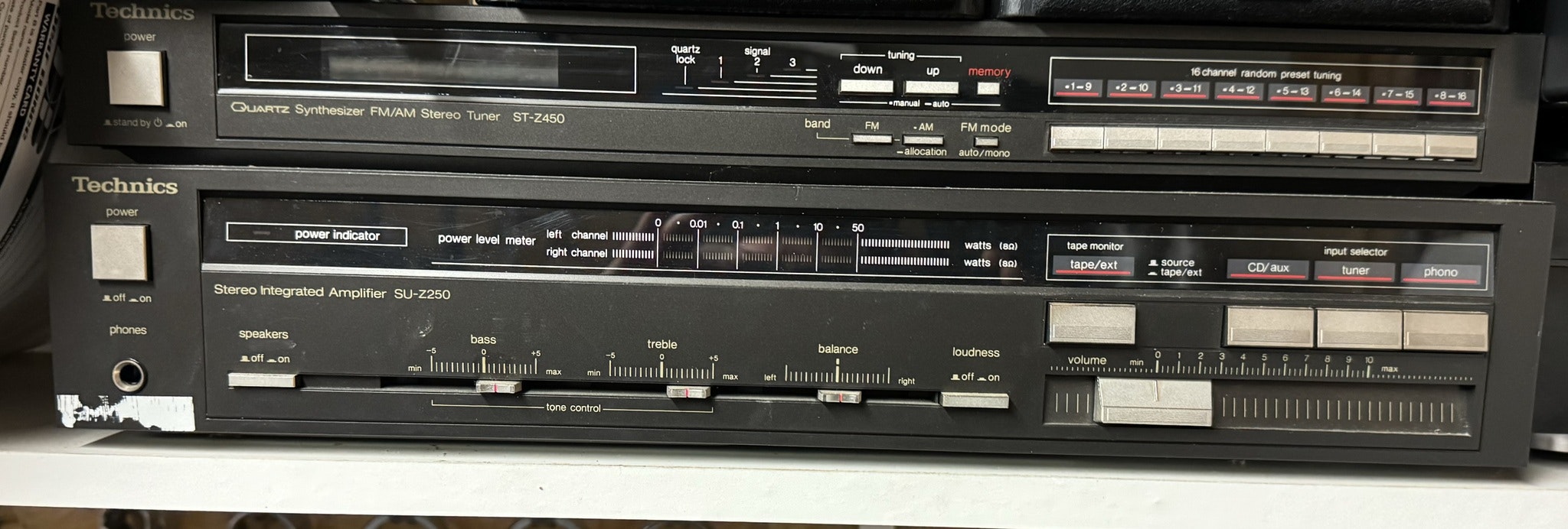 Technics förstärkare + tuner