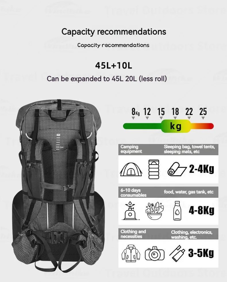 3F UL Gear Yue ramryggsäck