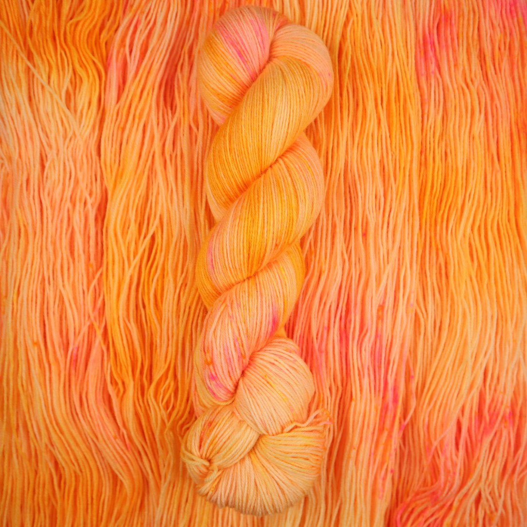 Sockgarn "Orange"