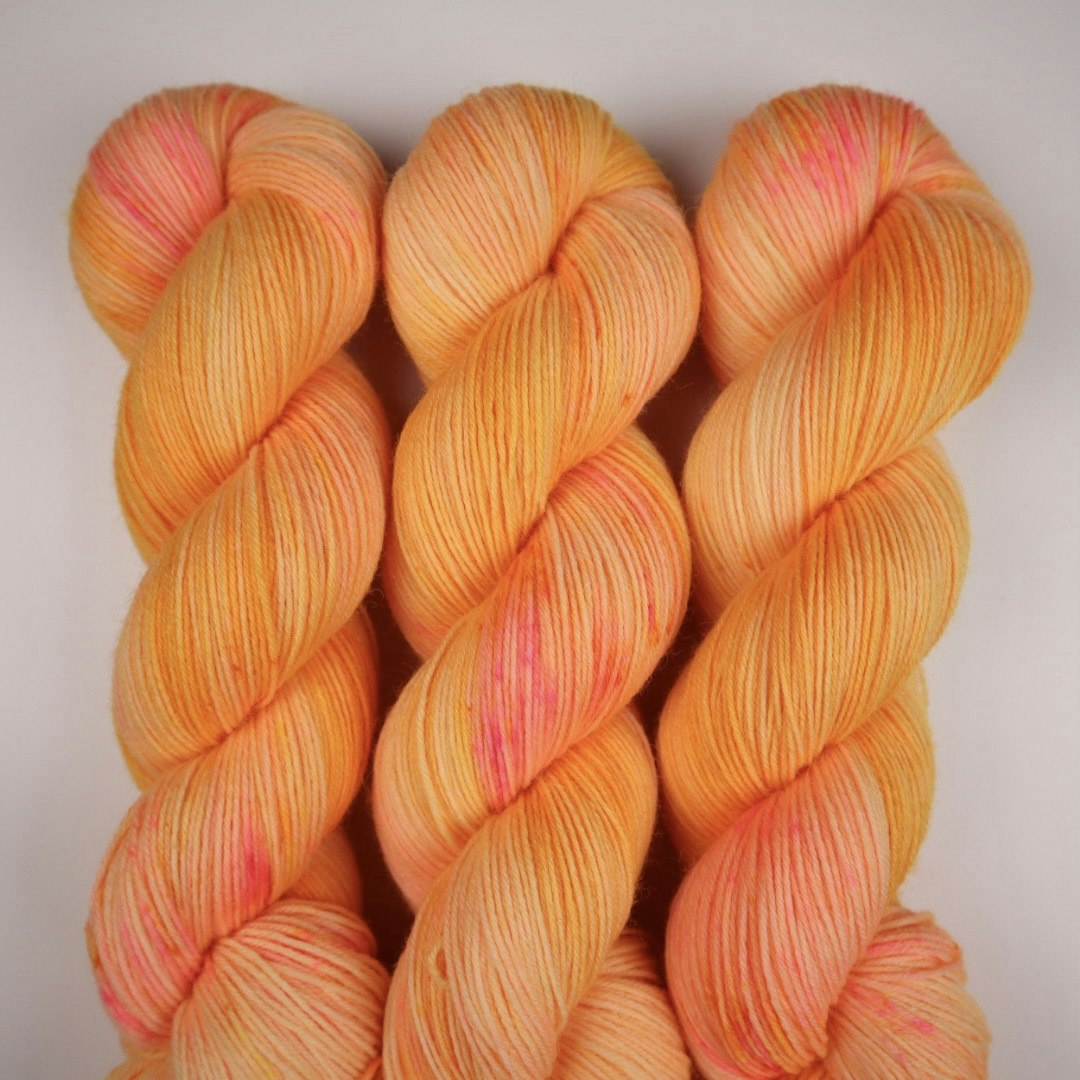 Sockgarn "Orange"