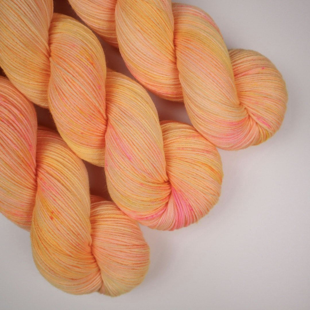 Merino Sock "Orange" 100g