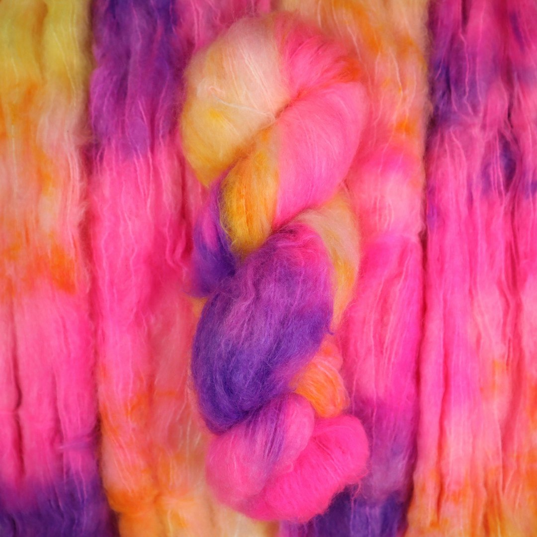 Tjock Mohair 100g "Paraplydrink"