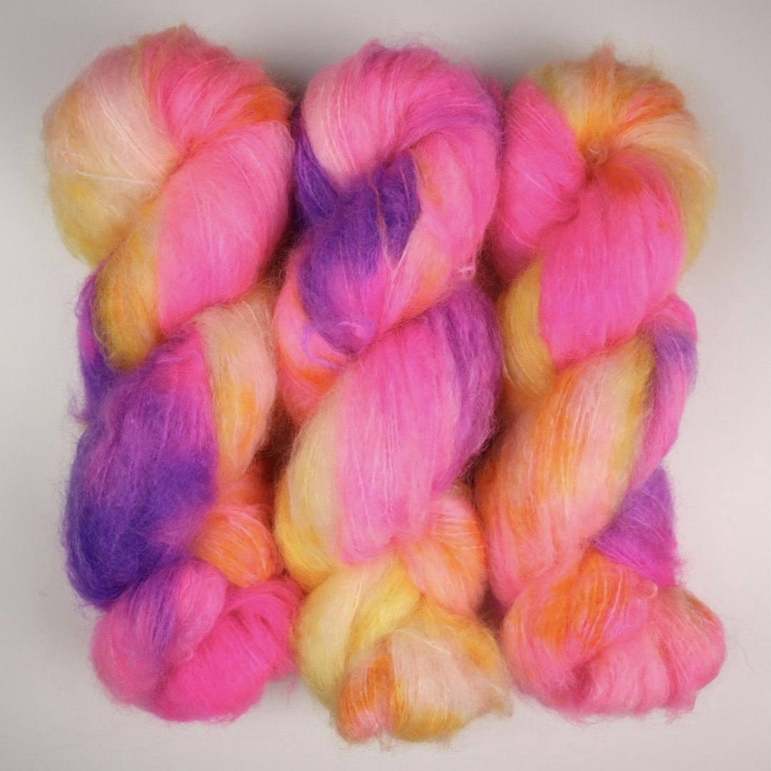 Tjock Mohair 100g "Paraplydrink"