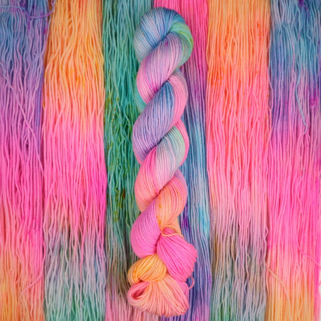 Merino Sock "Unicorn farts" OBS! 50g