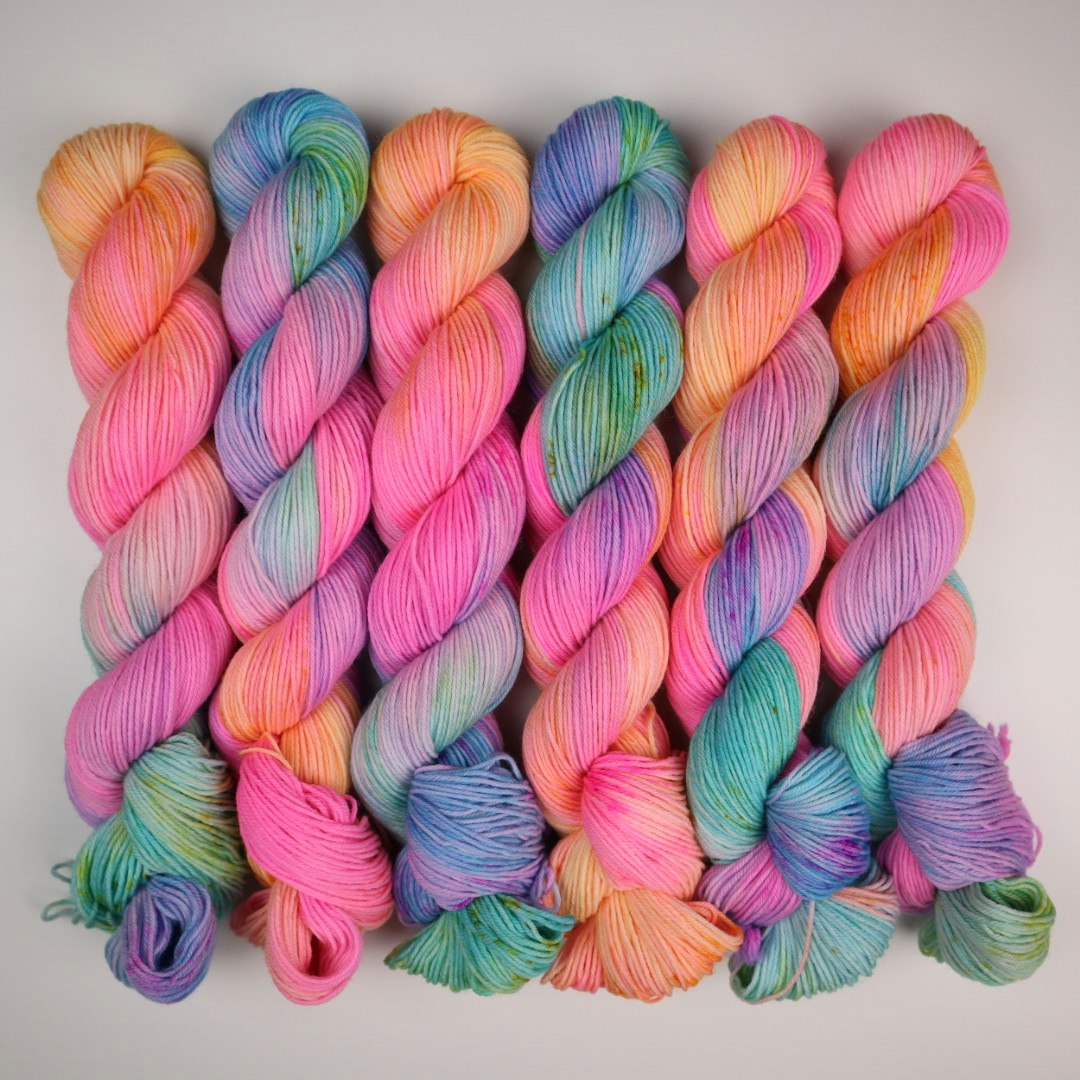 Merino Sock "Unicorn farts" OBS! 50g