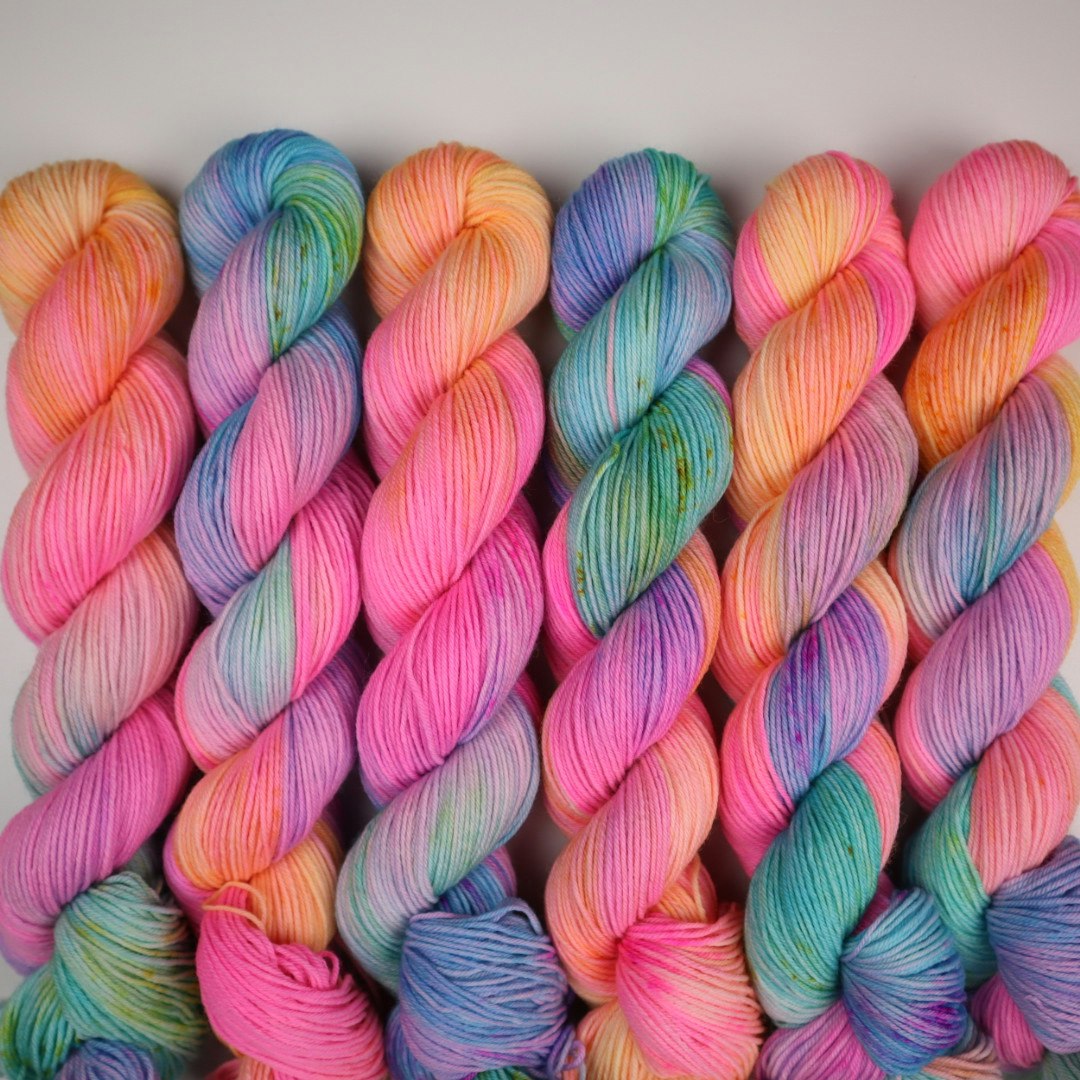 Merino Sock "Unicorn farts" OBS! 50g