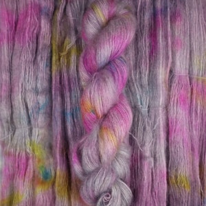 Nya Mohair Silke "Moody Pink" 50g