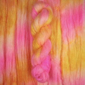 Nya Mohair Silke "Aperol Spritz" 50g